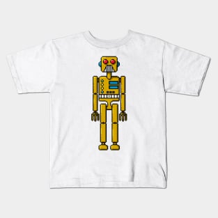 Pixel Robot 214 Kids T-Shirt